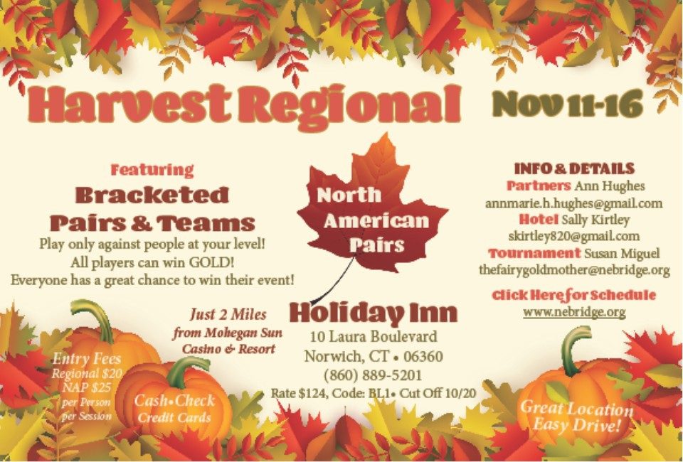 Flyer for Norwest Regional; see post for details